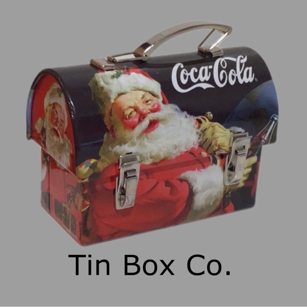 The Tin Box Coca‎ Cola Miniature Santa Claus Lunch Pail, 2013